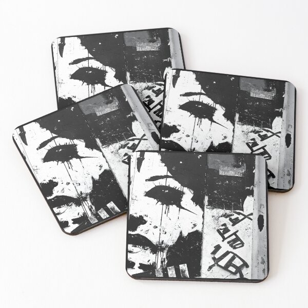 Item preview, Print0023 - GRIME DROPS - Tag it Your Way - Graffiti Tagger Blank - urban noir grunge backdrop, grayscale-style templates for Street Artists, Taggers, Bomberz • GRAFFITI BLANKS • Tag-Ready | Art-Ready designed and sold by NoveltyVariety.