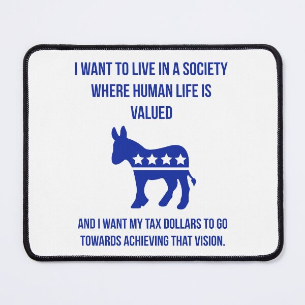 Item preview, I want to live in a society where life is valued.  designed and sold by Rachel the Artist .