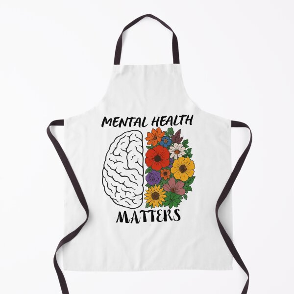 Item preview, Mental Health Matters, Floral Brain, ABA Therapist, Speech Therapy, BCBA designed and sold by Orvista.
