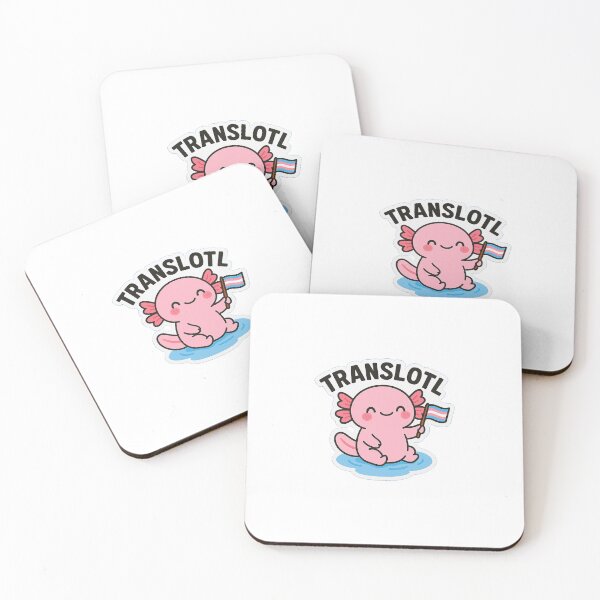 Item preview, Translotl – Trans Pride Axolotl Sticker designed and sold by IdleHype.