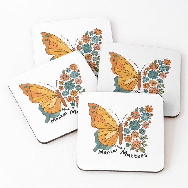 Item preview, Mental Health Matters,Autism Wildflower, Plant Lover, Floral Brain, ABA Therapist, Speech Therapy, BCBA designed and sold by Orvista.