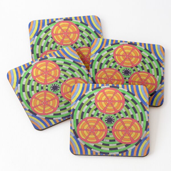 Item preview, 989 - GEOMETRIC DESIGN - 46 - DAVE EDWARDS - MIXED MEDIA - 2025 designed and sold by BLYTHART.