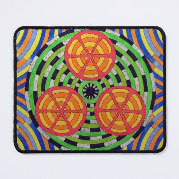 Item preview, 989 - GEOMETRIC DESIGN - 46 - DAVE EDWARDS - MIXED MEDIA - 2025 designed and sold by BLYTHART.