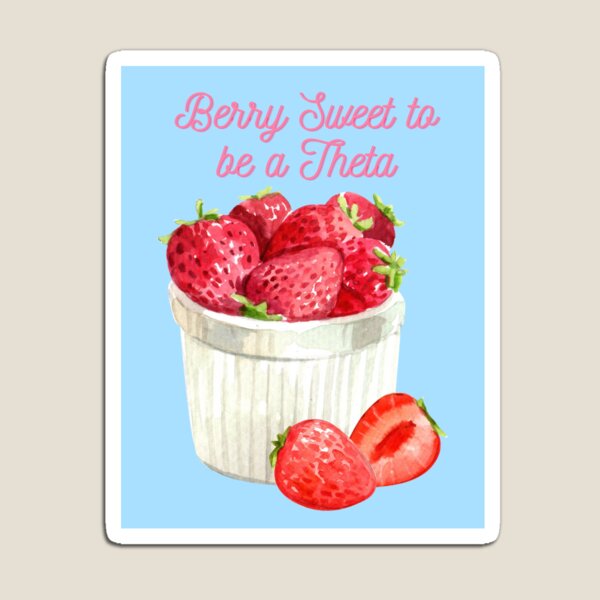 Item preview, Berry Sweet to be a Theta (KAO 2024) designed and sold by maddylazarow.