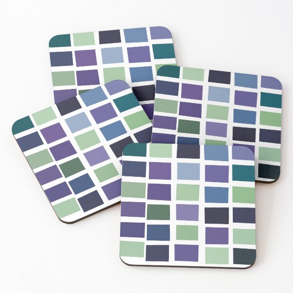 Item preview,  Sage and Storm: Abstract Color Swatch Grid designed and sold by Anastaciaknits.