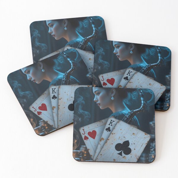Item preview, High Stakes Heartbeat – Poker Power in the Rain designed and sold by harry mac.