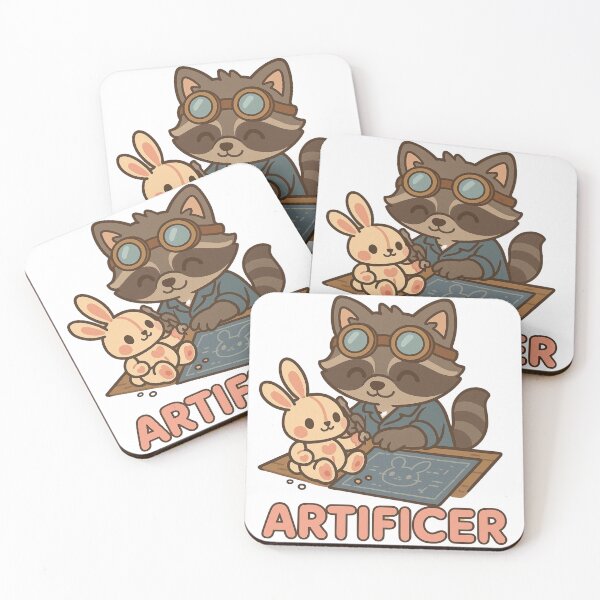 Item preview, Artificer Raccoon – Trust Me, I’m Basically an Engineer designed and sold by OsoKawaii.