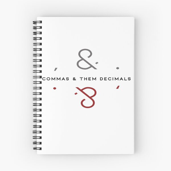 Item preview, Commas & them Decimals designed and sold by Backwards K  Designs.