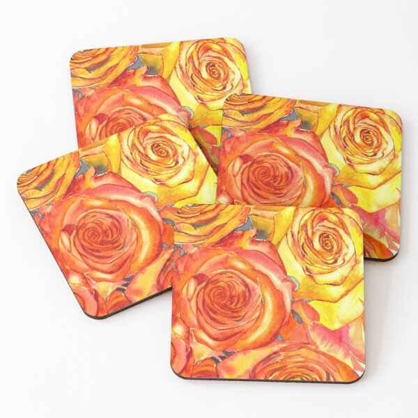 Item preview, Amber Roses designed and sold by PinkRhinoArt.