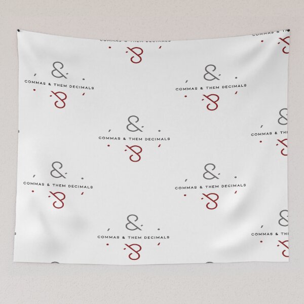 Item preview, Commas & them Decimals designed and sold by Backwards K  Designs.