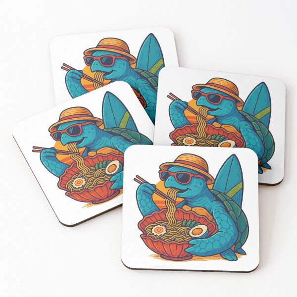 Item preview, Turtle Eating Ramen designed and sold by VelvetRoom.