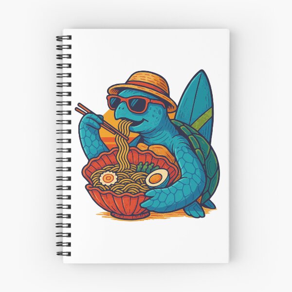 Item preview, Turtle Eating Ramen designed and sold by VelvetRoom.