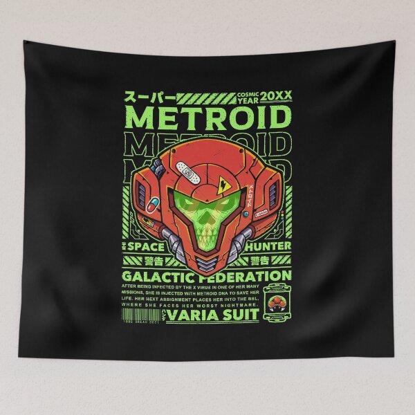 Item preview, Metroid Skull art designed and sold by marceloosapo.