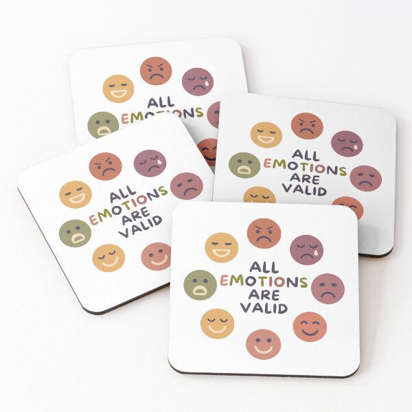 Item preview, All Emotions Are Valid, ABA Therapist, Speech Therapy, BCBA, Mental Health, RBT, AAC  designed and sold by Orvista.