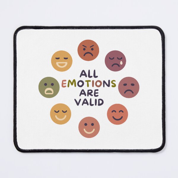 Item preview, All Emotions Are Valid, ABA Therapist, Speech Therapy, BCBA, Mental Health, RBT, AAC designed and sold by Orvista.
