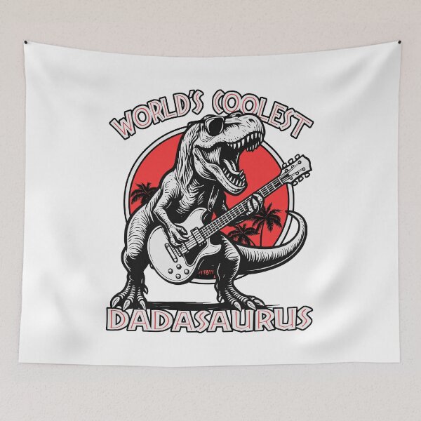 Item preview, World’s Coolest Dadasaurus Funny Fathers Day T Rex Dinosaur Matching Family   designed and sold by Bad Kitty Designz.