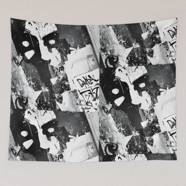 Item preview, Print0024 - GRIME DROPS - Tag it Your Way - Graffiti Tagger Blank - urban noir grunge backdrop, grayscale-style templates for Street Artists, Taggers, Bomberz • GRAFFITI BLANKS • Tag-Ready | Art-Ready designed and sold by NoveltyVariety.