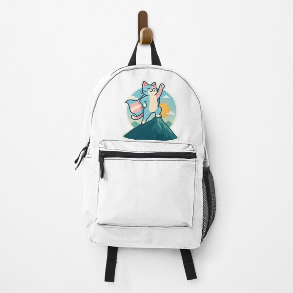 Item preview, Pride Cat on the Peak – Trans and Triumphant designed and sold by IdleHype.