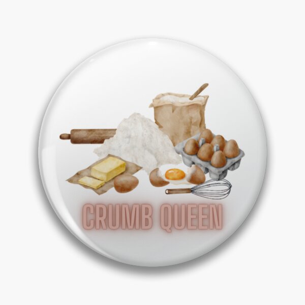 Item preview, "Crumb Queen" Baking Queen designed and sold by cute-and-punny.