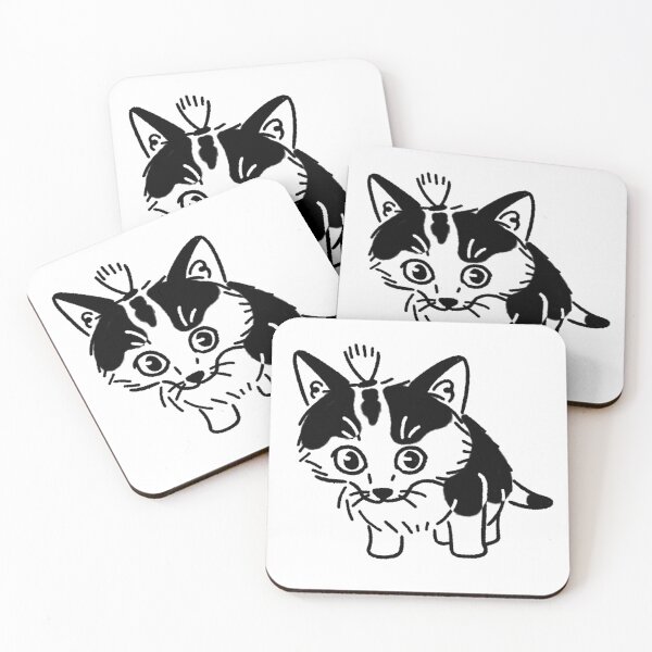 Item preview, Awkward Ponytail Meme Cat Doodle designed and sold by DumbLittleTart.