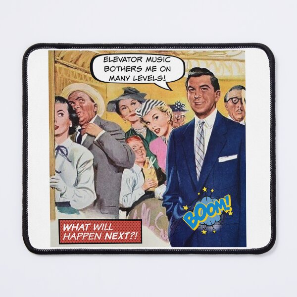 Item preview, Elevator music Bothers Me On Many Levels! - Office Humor designed and sold by SSustainable.