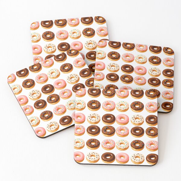 Item preview, Donut Chaos – Sweet & Sprinkled Pattern designed and sold by Soft rot studio.