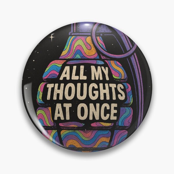 Item preview, ALL MY THOUGHTS AT ONCE designed and sold by spacecadetmind.