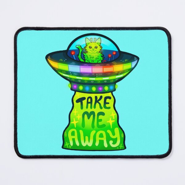 Item preview, Take Me Away Alien Kitty designed and sold by Athelynia.