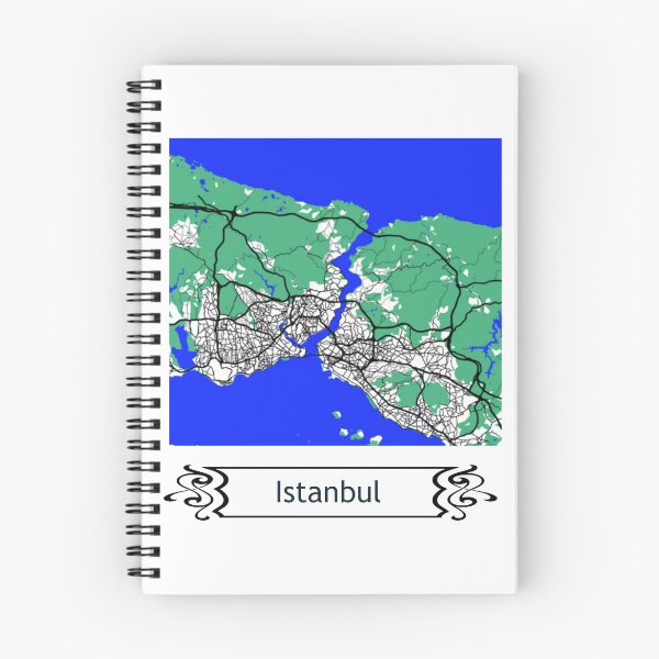 Item preview, Minimalist Map of Istanbul designed and sold by design2xstudio.