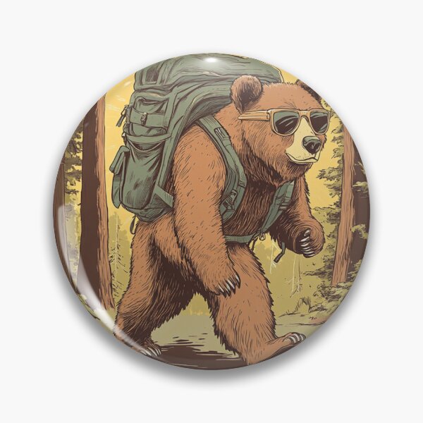 Item preview, Hiking Bear designed and sold by juleseastbitch.