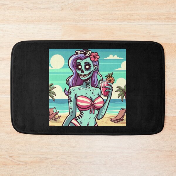 Item preview, Cute Zombie with a Tropical Drink designed and sold by DarkWitch03.