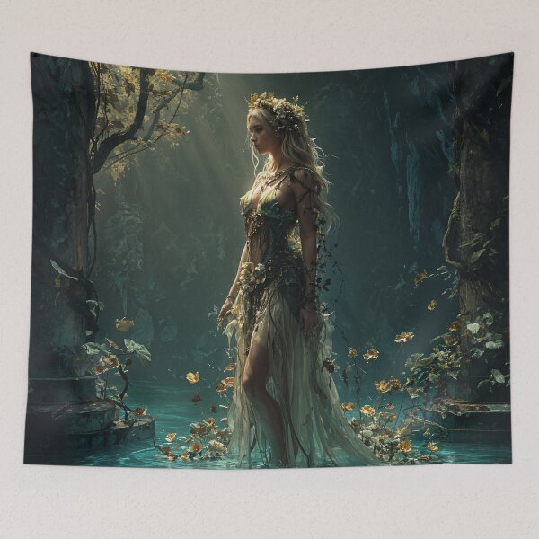 Item preview, The Nymph of the Sacred Pool designed and sold by oanaunciuleanu.