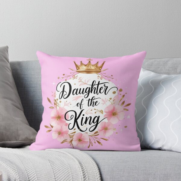 Item preview, Daughter of the King – Christian Girl Floral Crown Design designed and sold by jubileejungle.
