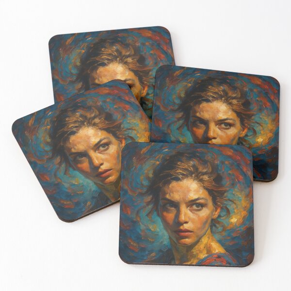 Item preview,  Impressionist Portrait - Soulful Oil Painting Art designed and sold by VA Design.