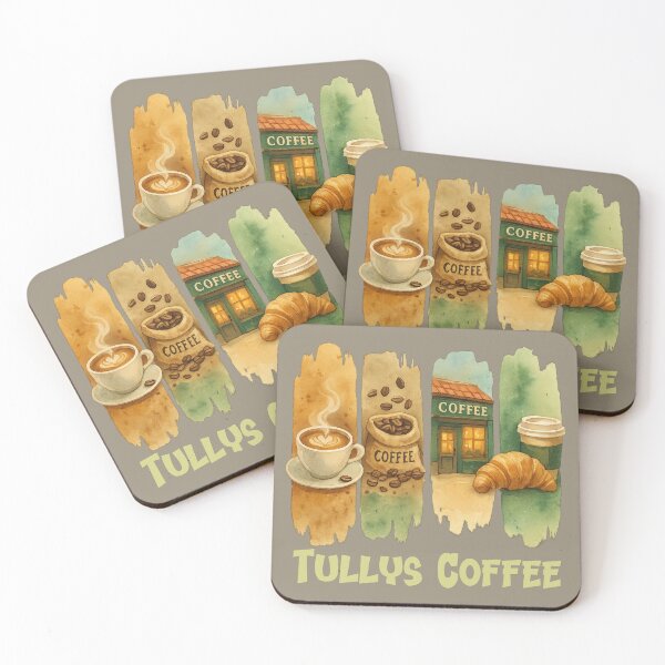 Item preview, Tullys Coffee designed and sold by SoftStyleStudio ⭐⭐⭐.