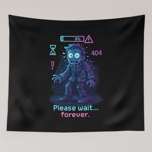 Item preview, “404 Eternal Loading Screen” designed and sold by MysticArtisan.
