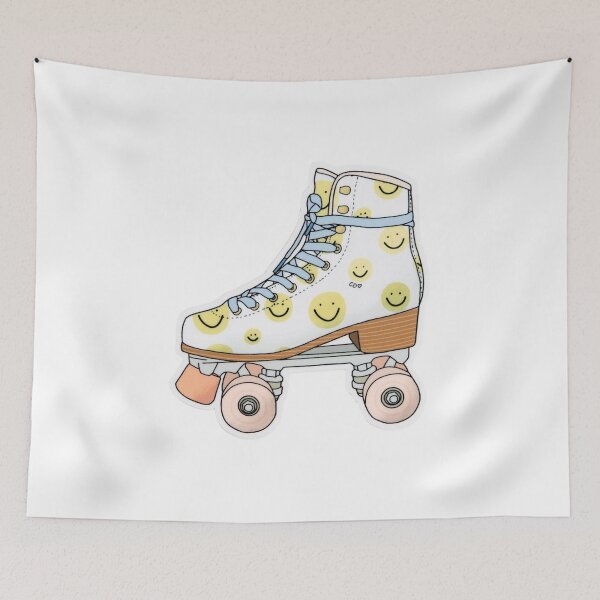 Item preview, Retro Roller Skate Sticker – Colorful 70s Vibes Decal designed and sold by Creative Spark.