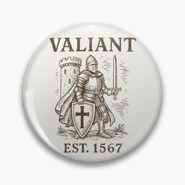 Item preview, Valiant Knight with Cross Shield – EST 1567 designed and sold by SteadyRolling.
