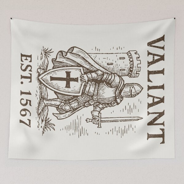 Item preview, Valiant Knight with Cross Shield – EST 1567 designed and sold by SteadyRolling.