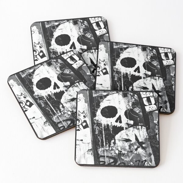 Item preview, Print0028 - GRIME DROPS - Tag it Your Way - Graffiti Tagger Blank - urban noir grunge backdrop, grayscale-style templates for Street Artists, Taggers, Bomberz • GRAFFITI BLANKS • Tag-Ready | Art-Ready designed and sold by NoveltyVariety.