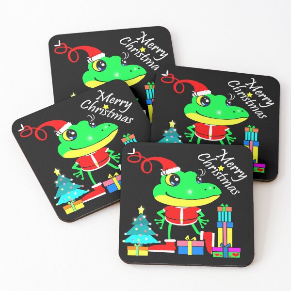 Item preview, Happy Christmas Frog  designed and sold by Shirley cute art .