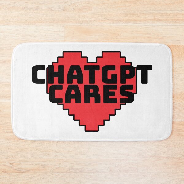 Item preview, ChatGPT Cares - Pixel Heart designed and sold by SageAndMe.