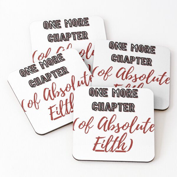 Item preview, One More Chapter of Filth - Spicy Reading Design for Romance Book Lovers designed and sold by MLGThreads.