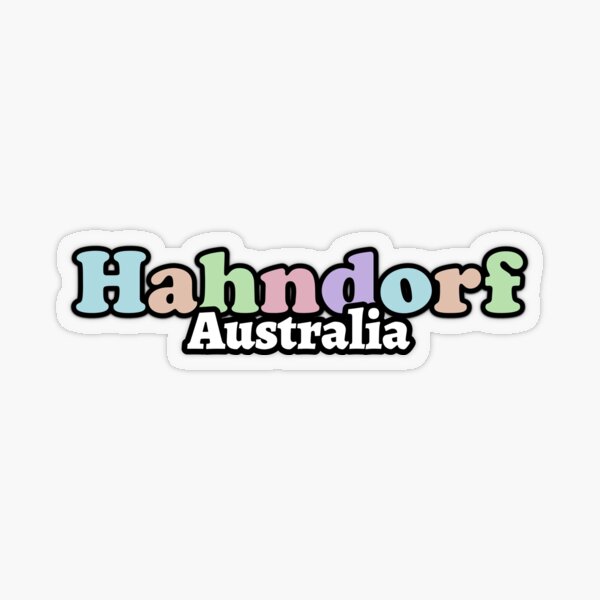 Hahndorf Australia Travel Bumper Transparent Sticker