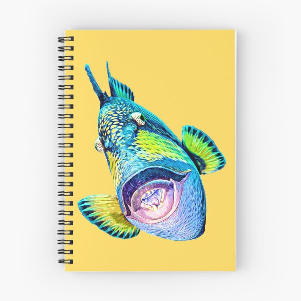 Item preview, Colourful Triggerfish Marine Life designed and sold by RainbowGuacamol.