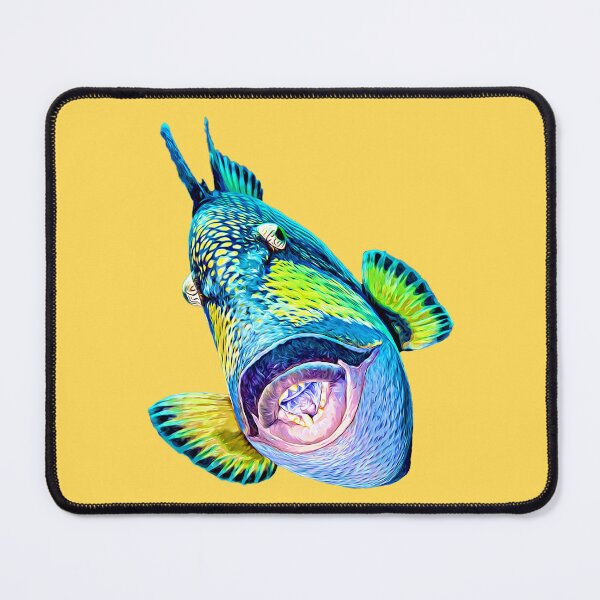 Item preview, Colourful Triggerfish Marine Life designed and sold by RainbowGuacamol.