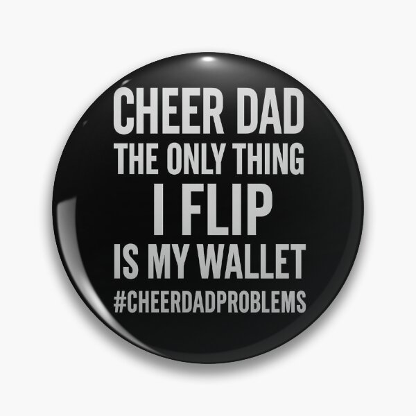 Item preview, Cheer Dad Wallet Flip Tee – #CheerDadProblems Statement Design designed and sold by Jacksonso.
