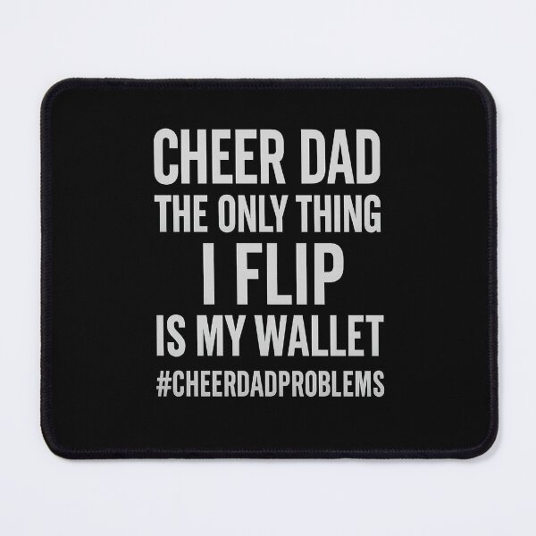 Item preview, Cheer Dad Wallet Flip Tee – #CheerDadProblems Statement Design designed and sold by Jacksonso.