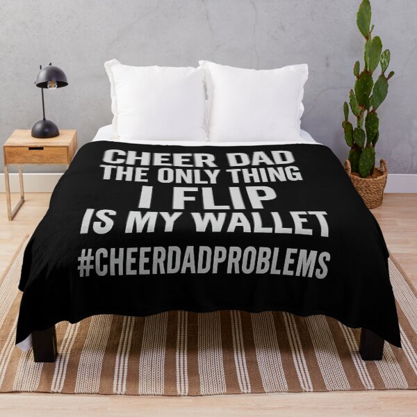 Item preview, Cheer Dad Wallet Flip Tee – #CheerDadProblems Statement Design designed and sold by Jacksonso.