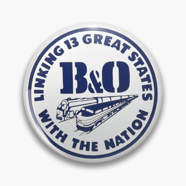 Artikelvorschau, Vintage Baltimore und Ohio Railroad - 13 große Staaten mit der Nation verbinden entworfen und verkauft von QuayTradingCo.